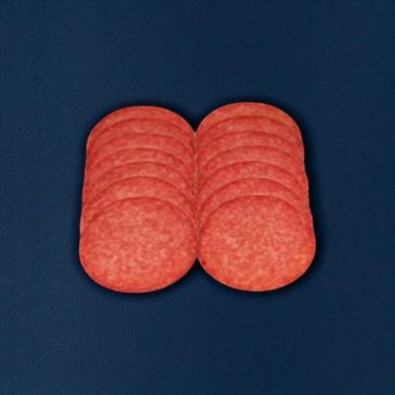 Salami geschnitten – klassisch